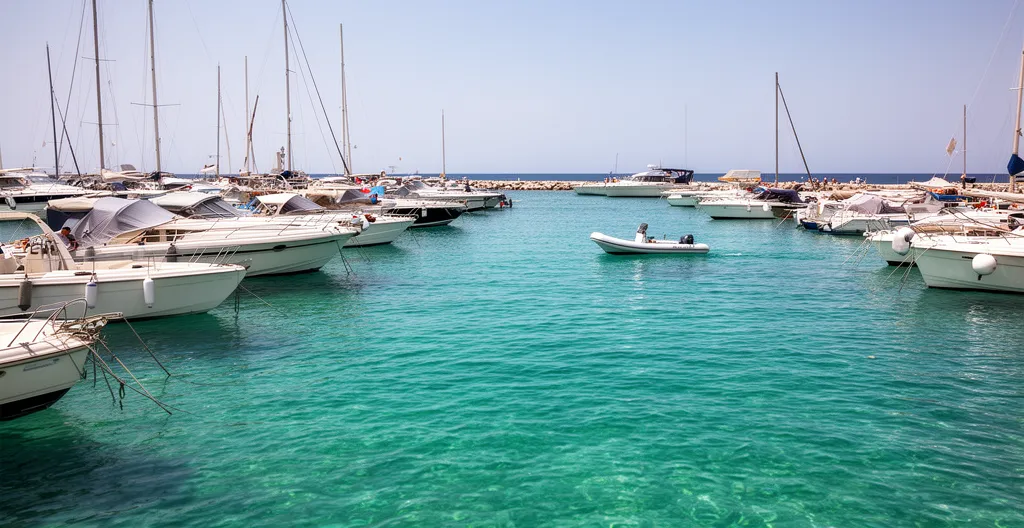 Mouillage dans les eaux turquoises de Corse avec annexe